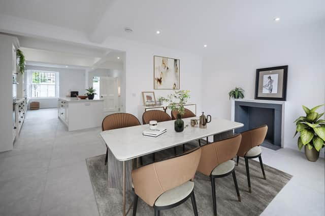 The dedicated dining area to the rear of the kitchen. Picture - supplied