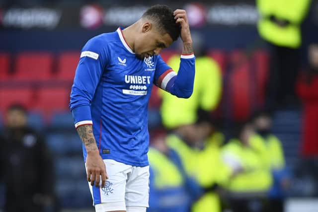 Dejected Rangers captain James Tavernier feels he and his team-mates let everyone down against Celtic.