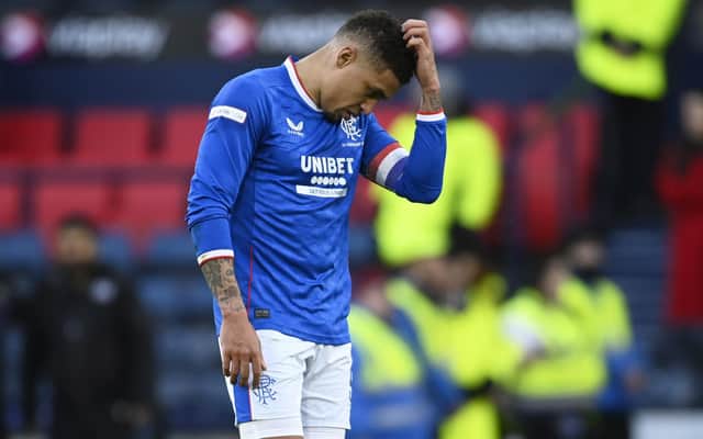 Dejected Rangers captain James Tavernier feels he and his team-mates let everyone down against Celtic.