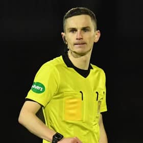 Scottish referee Craig Napier has been 'humbled' by the response to his public announcement regarding his sexuality.  (Photo by Ross MacDonald / SNS Group)