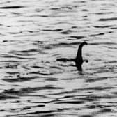 A view of the Loch Ness Monster, near Inverness, Scotland, April 19, 1934. The photograph, one of two pictures known as the 'surgeon's photographs,' was allegedly taken by Colonel Robert Kenneth Wilson, though it was later exposed as a hoax by one of the participants, Chris Spurling, who, on his deathbed, revealed that the pictures were staged by himself. (Photo by Keystone/Getty Images)