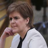 If Nicola Sturgeon does resign she may choose to do so after a Pyrrhic victory in May's Scottish Parliament election. (Photo by Fraser Bremner - Pool/Getty Images)