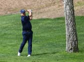 David Drysdale plays his second shot on the seventh hole during the first round of the Catalunya Championship on the Stadium Course at PGA Catalunya in Girona. Picture: Octavio Passos/Getty Images.