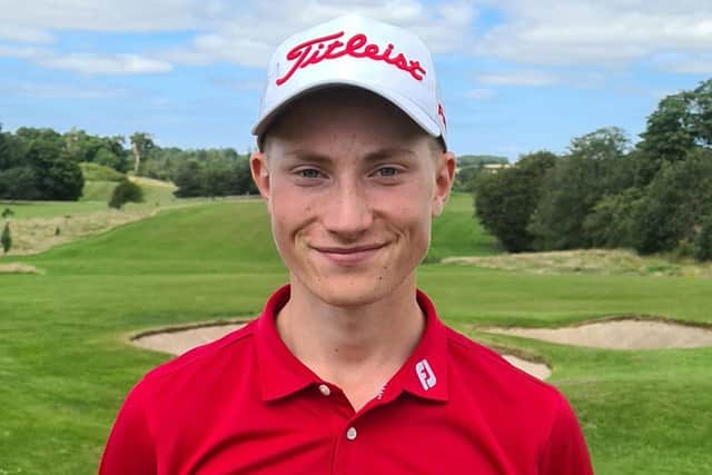 Ayr Belleisle's Ruben Lindsay, who is an ambassador for the Stephen Gallacher Foundation, won the Faldo Series Scottish Championship at Ladybank