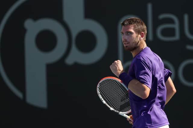 British number two Cameron Norrie has reached the final of the San Diego Open (Photo by Sean M. Haffey/Getty Images)