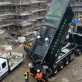 ATS’s pourable, non-combustible insulation delivered by the Putzmeister Transmix truck is saving time on projects across Scotland.
