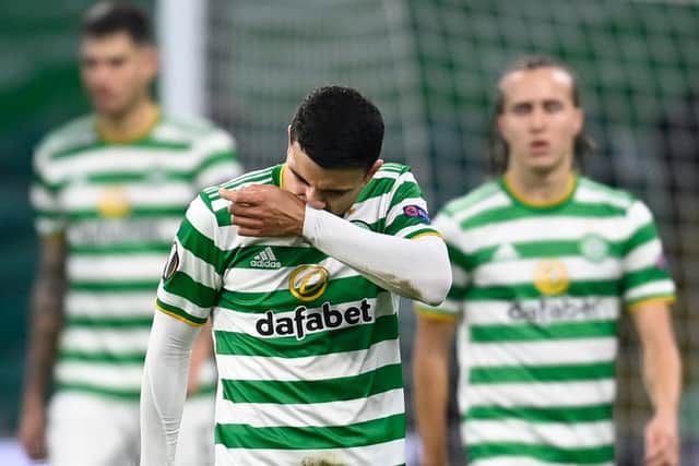 Mohamed Elyounoussi has apologised for going on his phone after being subbed. Picture: SNS