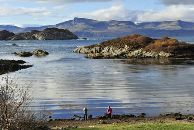 A couple is being sought to live on work on the tiny island of Rona, which sits between Skye and the mainland. PIC: Contributed.