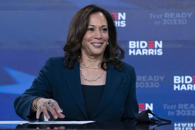 Senator Kamala Harris was a smart choice as Joe Biden's running mate with Donald Trump's Republicans in disarray over how to criticise her (Picture: Carolyn Kaster/AP)