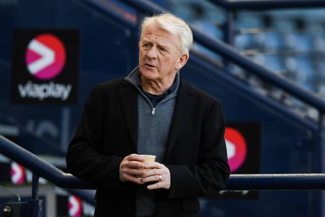 Gordon Strachan during the Viaplay Cup final between Rangers and Celtic at Hampden on February 26.  (Photo by Craig Foy / SNS Group)