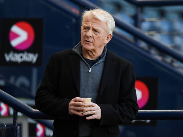 Gordon Strachan during the Viaplay Cup final between Rangers and Celtic at Hampden on February 26.  (Photo by Craig Foy / SNS Group)