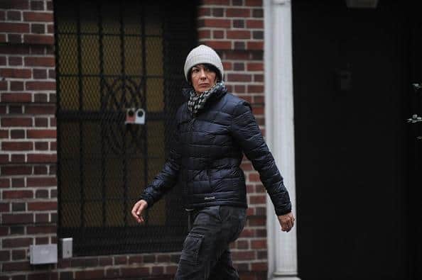 Ghislaine Maxwell, after walking out the side door of her East 65th Street townhouse in Manhattan in January 2015. Picture: Andrew Savulich/NY Daily News Archive via Getty Images