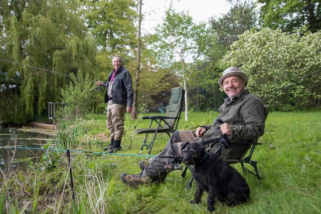 Paul Whitehouse, Bob Mortimer Burghley House, Stamford.