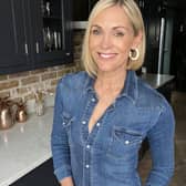 Self-confessed cake fan Jenni Falconer says that marathon training helps her think - and stay in shape