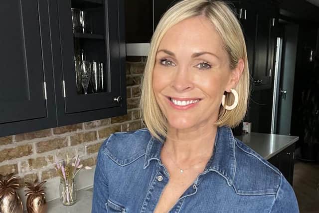 Self-confessed cake fan Jenni Falconer says that marathon training helps her think - and stay in shape