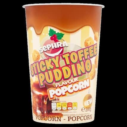 Sticky Toffee Pudding popcorn from Sephra