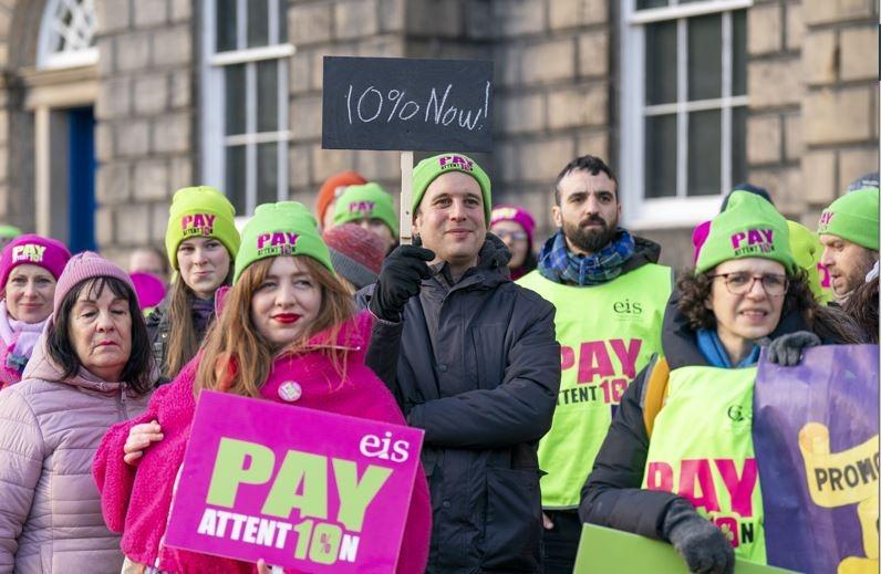 Scotland’s Education Secretary Shirley-Anne Somerville on Tuesday said she will leave “no stone unturned” to bring about a quick resolution to the teacher strikes.