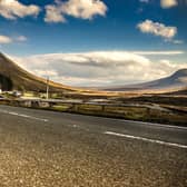 The A82 through Glencoe, a hugely popular tourist route where stopping your car is now illegal. PIC: Getty.