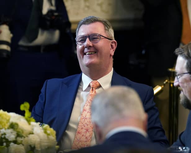 Sir Jeffrey Donaldson said while the Windsor Framework represented “significant progress” in addressing concerns with the Northern Ireland Protocol he said it does not deal with some of the “fundamental problems at the heart of our current difficulties”.