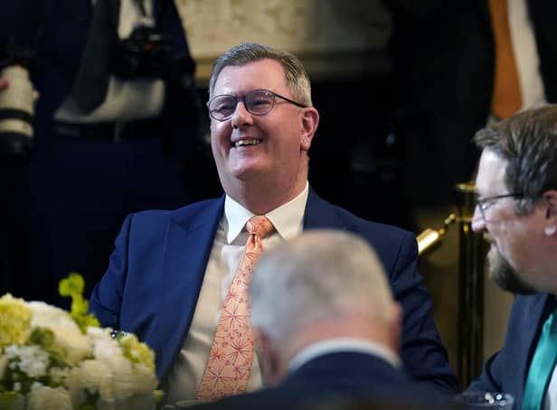Sir Jeffrey Donaldson said while the Windsor Framework represented “significant progress” in addressing concerns with the Northern Ireland Protocol he said it does not deal with some of the “fundamental problems at the heart of our current difficulties”.