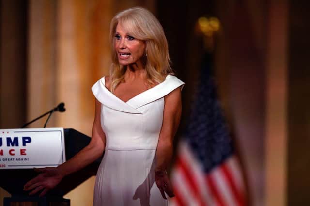 Kellyanne Conway served as a counselor to Donald Trump from 2017 to 2020 (Getty Images)