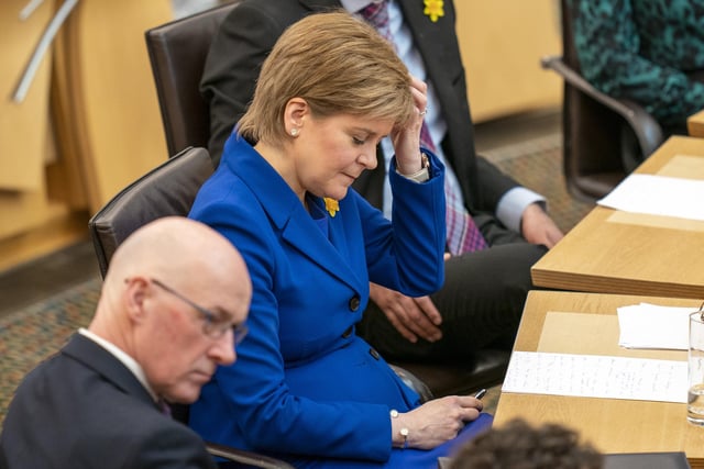 The First Minister said she is “overwhelmingly proud” of what her Government has achieved adding: “Being first minister of the country I love has been a profound honour." after her final 286th FMQs.
