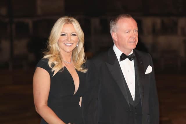 Baroness Michelle Mone and Douglas Barrowman attend a reception and dinner for supporters of The British Asian Trust in February 2017 in London. Picture: Tim P. Whitby/Getty Images