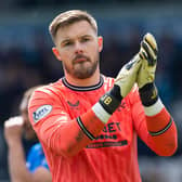 Rangers goalkeeper Jack Butland has been nominated for the PFA Scotland Player of the Year award.  (Photo by Craig Williamson / SNS Group)