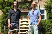 From left: Sam Cooper and Richard Platt open the workshop on 1 July. Picture: Marchmont House.