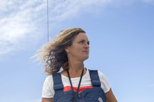 Susan Smilline sailed from the UK to Green solo, and writes about it in her new book, The Half Bird. Pic: @Cat Vinton