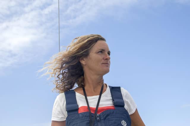 Susan Smilline sailed from the UK to Green solo, and writes about it in her new book, The Half Bird. Pic: @Cat Vinton