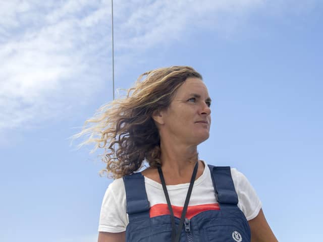 Susan Smilline sailed from the UK to Green solo, and writes about it in her new book, The Half Bird. Pic: @Cat Vinton