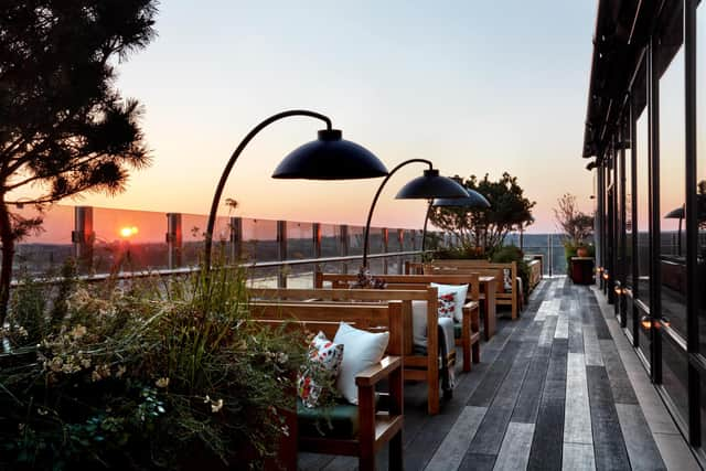 The roof terrace bar with its bird's eye views.