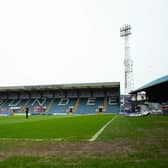 Dundee's Dens Park failed a pitch inspection for the fifth time this week as the match against Rangers was postponed. (Photo by Ewan Bootman / SNS Group)