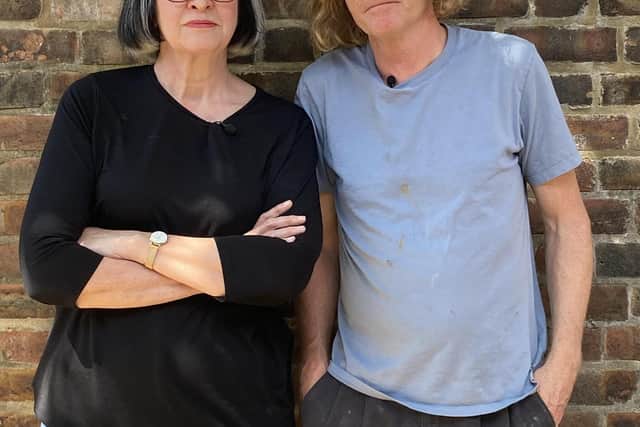 Grayson and Philippa. who present Grayson’s Art Club on Channel 4, have been together since 1987.
