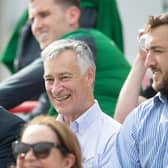 Hibs chairman Ron Gordon at the recent Premier Sports Cup match against Bonnyrigg Rose. (Photo by Mark Scates / SNS Group)