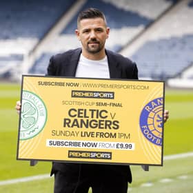 Former Rangers striker Nacho Novo promoting a Scottish Cup semi-final for his old club against Celtic that he maintains should seem Giovanni van Bronckhorst's men boosted not brought to their knees physically by their endeavours in reaching the Europa League semi-final on Thursday. (Photo by Alan Harvey / SNS Group)