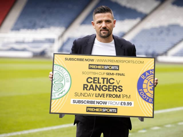 Former Rangers striker Nacho Novo promoting a Scottish Cup semi-final for his old club against Celtic that he maintains should seem Giovanni van Bronckhorst's men boosted not brought to their knees physically by their endeavours in reaching the Europa League semi-final on Thursday. (Photo by Alan Harvey / SNS Group)