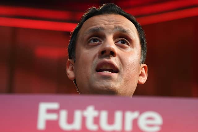Scottish Labour leader Anas Sarwar was accused of hypocrisy over election leaflets.