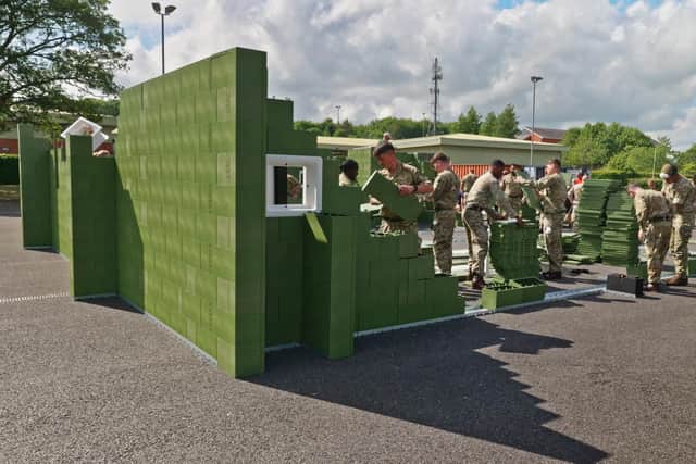 Stirling-headquartered Quickblock is behind a modular building system manufactured from 100 per cent recycled polypropylene. Its flat-pack, interlocking blocks enable the rapid construction of reconfigurable training environments for military and police.