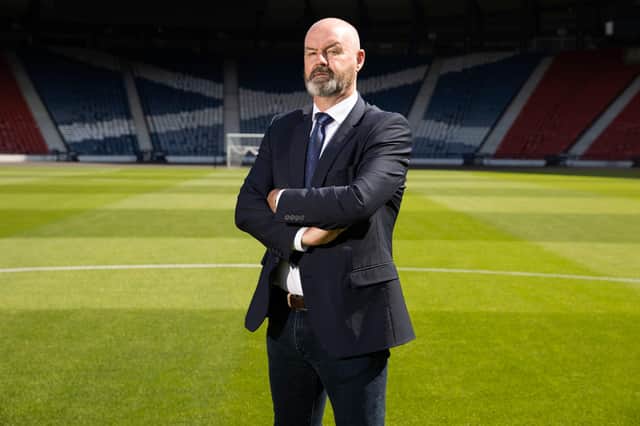 Scotland manager Steve Clarke pictured at Hampden following his new contract extension (Photo by Alan Harvey / SNS Group)