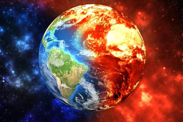 Planet Earth -  ecology concept, global warming concept, the effect of environment climate change. Elements of this image furnished by NASA. Picture: Getty Images