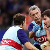 Antoine Dupont has damaged his cheekbone - with France unsure how long he will be out for.