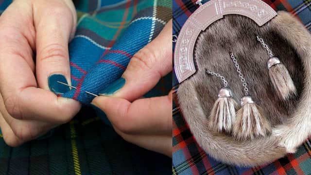 Kilt-making is on the 'endangered' list and sporran-making is on the 'critically endangered' red list for crafts at risk in the UK.