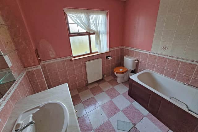 The property has a large family bathroom.