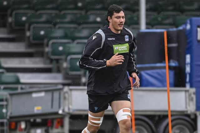 JP du Preez trains with Glasgow Warriors. (Photo by Rob Casey / SNS Group)