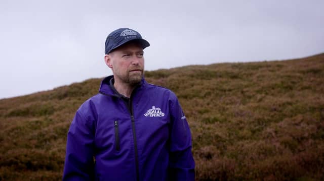 Alex Haken, the 'Guardian of the Source' at Highland Spring. PIC: Contributed.