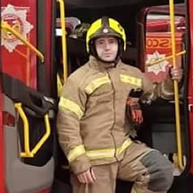 Firefighters across the UK have held a minute’s silence in memory of a colleague who died while fighting a fire at Edinburgh’s historic Jenners building.