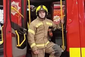 Firefighters across the UK have held a minute’s silence in memory of a colleague who died while fighting a fire at Edinburgh’s historic Jenners building.