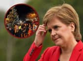 Nicola Sturgeon gave a Covid-19 update to discuss Christmas parties as the Omicron variant continues to spread.